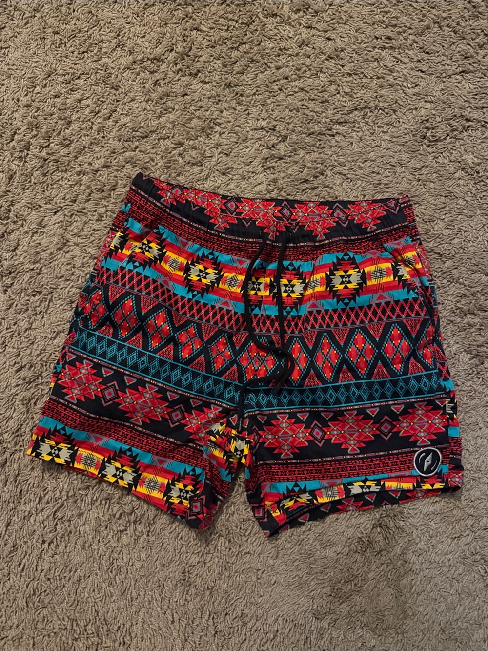 Men's Dravus Aztec Print Shorts Size Small